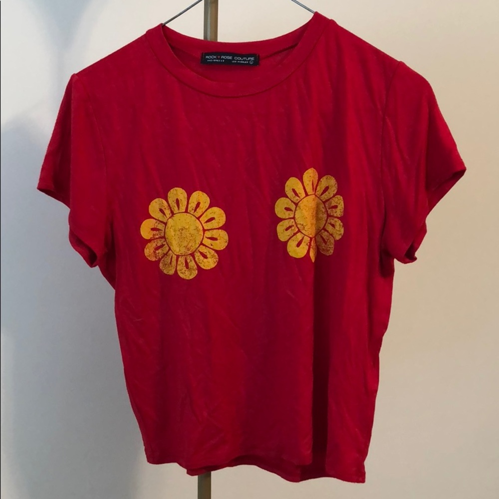 Sun flower crop t-shirt